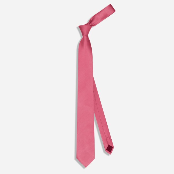Gravata Masculina Slim Skinny Rosa Pink