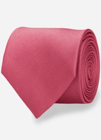 Gravata Masculina Slim Skinny Rosa Pink