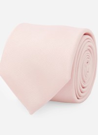Gravata Masculina Slim Skinny Rosa Claro
