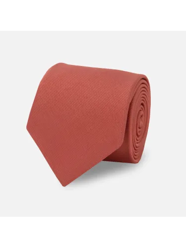 Gravata Masculina Slim Skinny Terracota