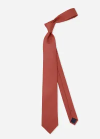 Gravata Masculina Slim Skinny Terracota