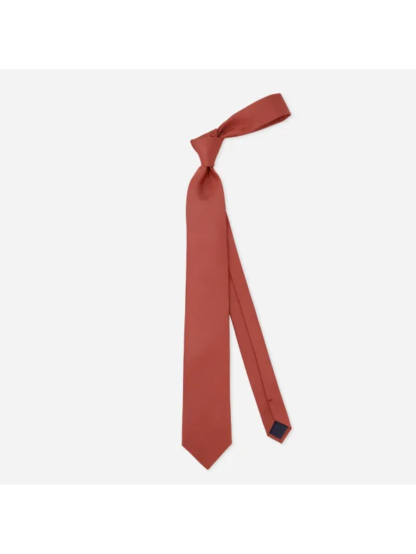 Gravata Masculina Slim Skinny Terracota Gravata Masculina Slim Skinny Terracota