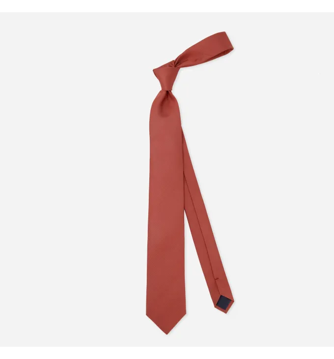 Gravata Masculina Slim Skinny Terracota Gravata Masculina Slim Skinny Terracota