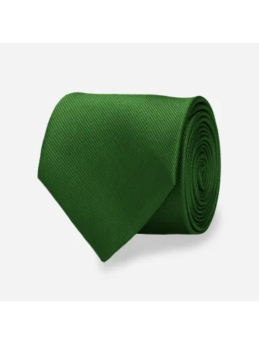 Gravata Masculina Slim Skinny Verde Bandeira