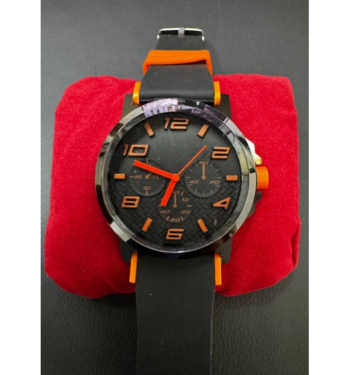 Relógio Carbono Blue Sport Luxo