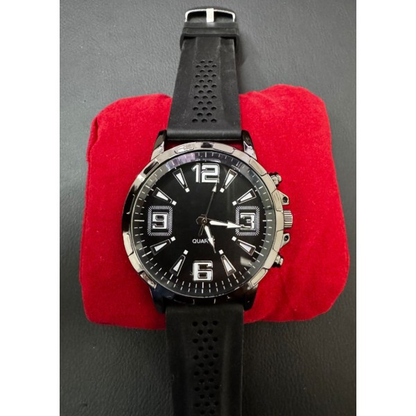 Relógio Masculino Quartz Preto Casual